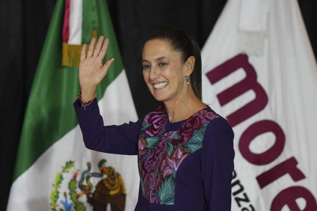 Claudia Sheinbaum becomes the first female president of Mexico.